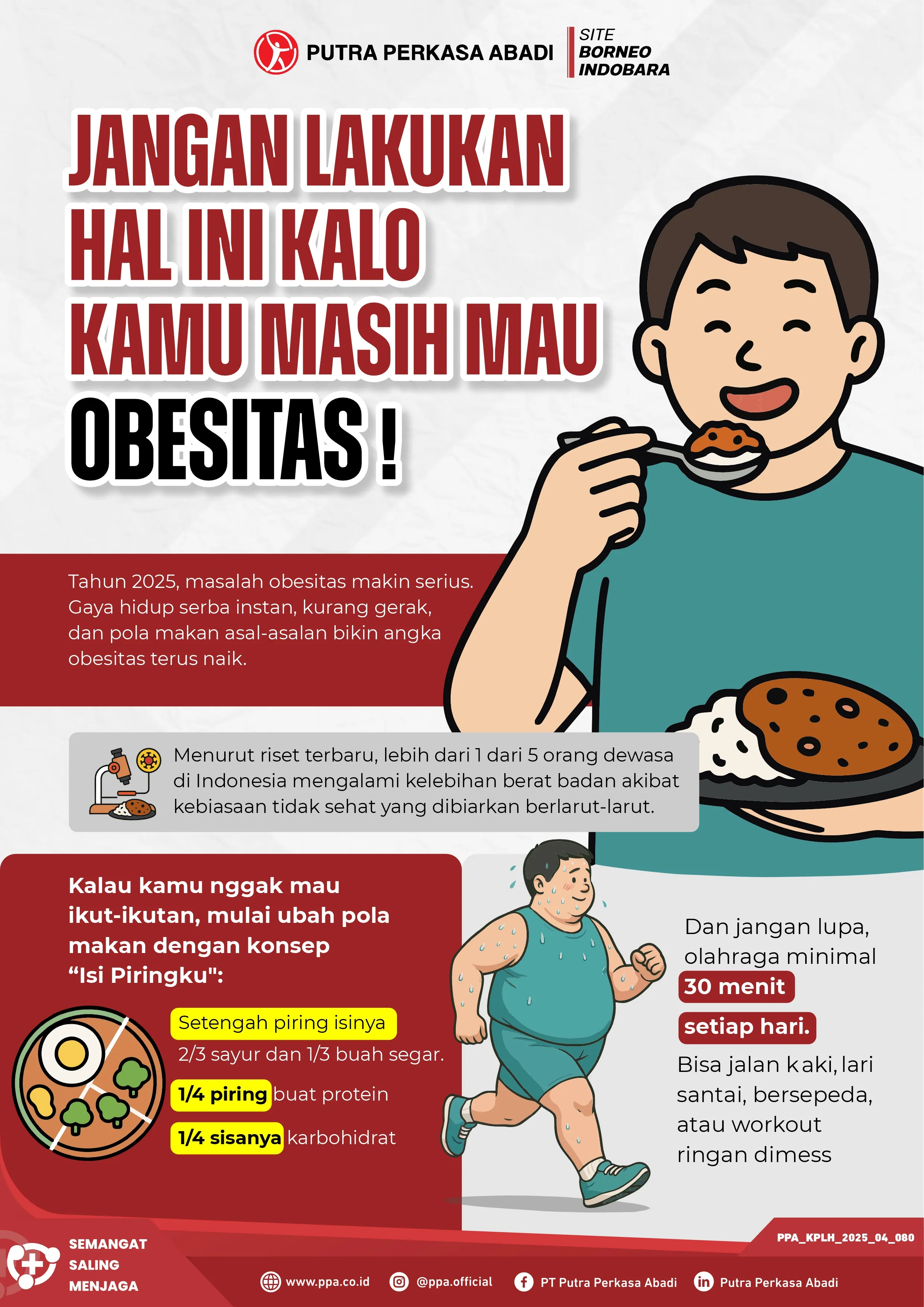 Cegah Obesitas Sejak Dini dengan Pola Hidup yang Lebih Sehat